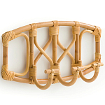 Настенная вешалка из ротанга Willa Wall Hanger S варинант исполнения - 1 | Loft Concept в Саратове