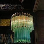 Дизайнерская люстра Blue Lagoon glass бирюзовое стекло  варинант исполнения - 4 | Loft Concept в Саратове