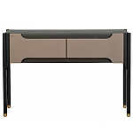 Консоль тёмно-коричневого цвета с 2-мя ящиками Gladstone варинант исполнения - 2 | Loft Concept в Саратове