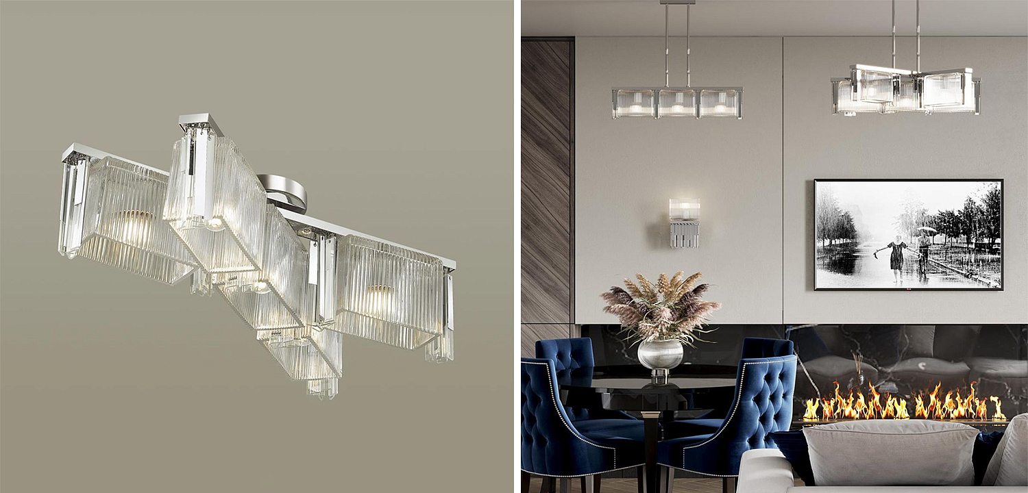 Люстра Madelen Chrome Chandelier 5 Люстра Madelen Chrome Chandelier 5 - Loft-Concept в Саратове