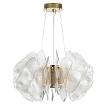 Люстра с декором в виде крупных рельефных лепестков 80 см Ethereal Bloom варинант исполнения - 2 | Loft Concept в Саратове