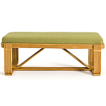 Скамья из ротанга с подушкой Mattia Rattan Bench варинант исполнения - 2 | Loft Concept в Саратове