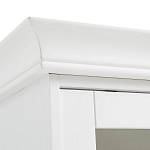 Витрина с раздвижными дверцами Wells Glass Showcase White варинант исполнения - 5 | Loft Concept в Саратове