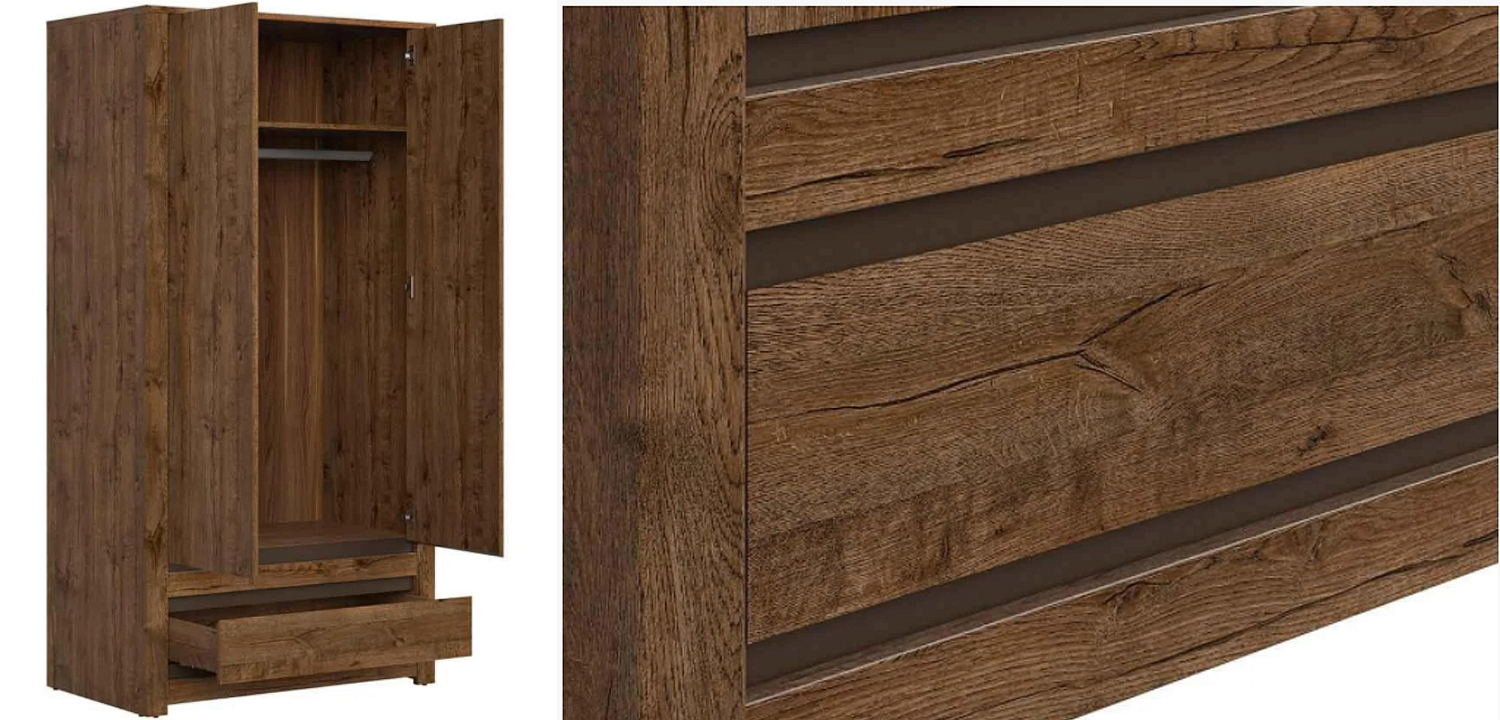 Шкаф Helga Wardrobe две двери Шкаф Helga Wardrobe две двери - Loft-Concept в Саратове
