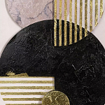 Панно декоративное с объемным эффектом Asymmetry варинант исполнения - 4 | Loft Concept в Саратове