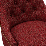 Мебельная ткань Шенилл бордовый цвет 138 см T4-23 варинант исполнения - 6 | Loft Concept в Саратове