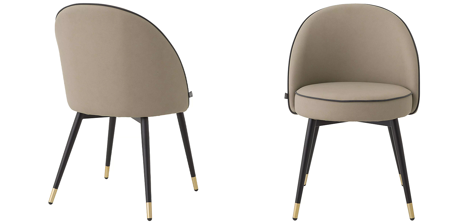 Комплект из двух стульев Eichholtz Dining Chair Cooper Set of 2 Beige Комплект из двух стульев Eichholtz Dining Chair Cooper Set of 2 Beige - Loft-Concept в Саратове