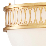 Подвесной светильник с фактурным золотым каркасом Exceptional Classic Design варинант исполнения - 2 | Loft Concept в Саратове