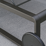 Шезлонг на металлическом каркасе с регулируемой спинкой GUELL Sunbed варинант исполнения - 6 | Loft Concept в Саратове