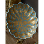 Чаша с орнаментом на бронзовых ножках в виде ангелов Eden Garden варинант исполнения - 4 | Loft Concept в Саратове