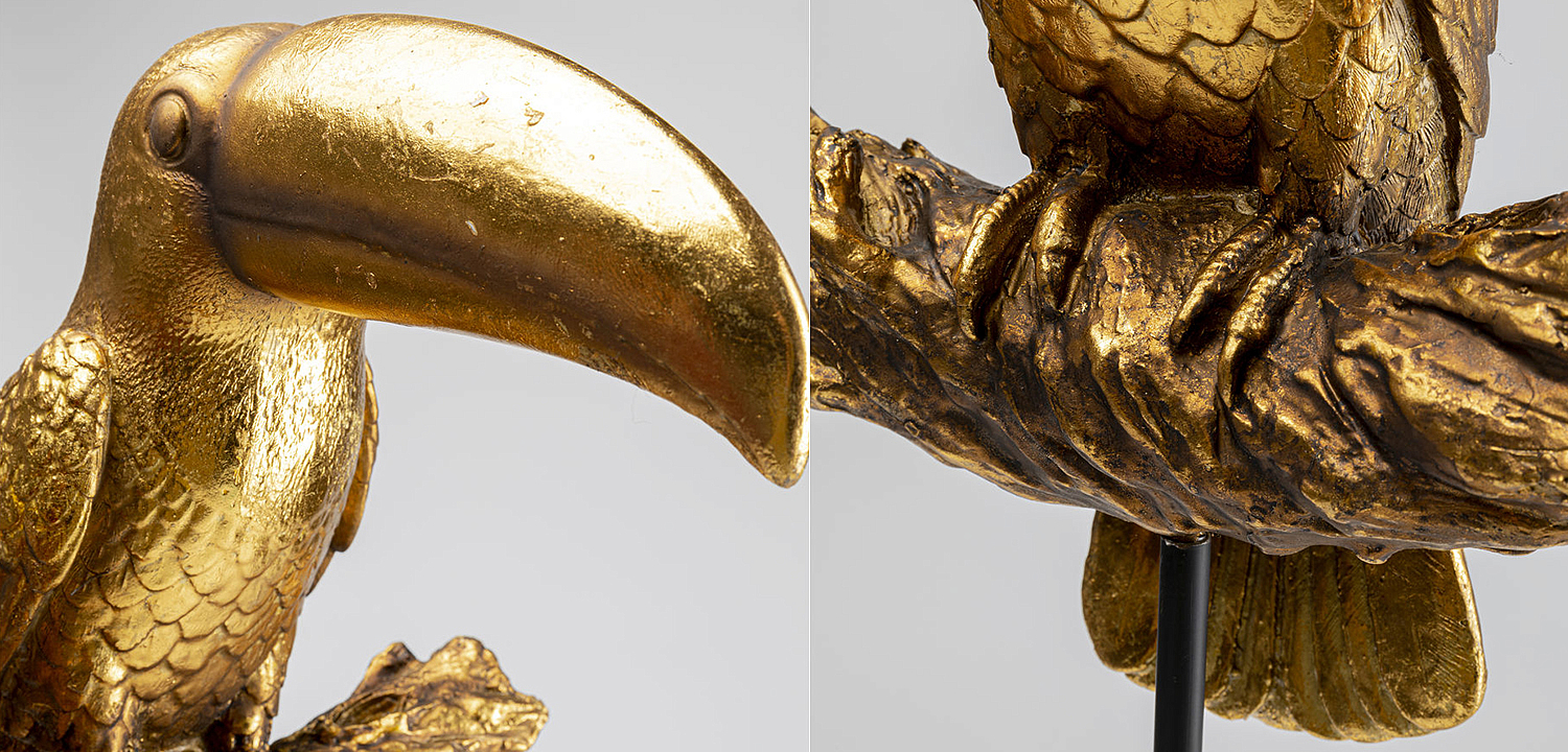 Статуэтка Golden Tukan on a stand - Loft-Concept в Саратове