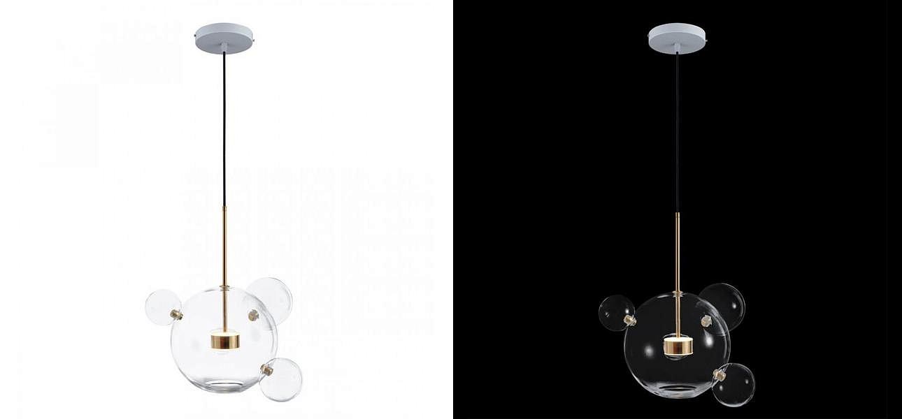 Подвесной Светильник Giopato & Coombes Bollr Pendant 4 BUBBLE LAMP золото Подвесной Светильник Giopato & Coombes Bollr Pendant 4 BUBBLE LAMP золото - Loft-Concept в Саратове