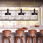 Подвесной светильник цилиндрический с белым плафоном Hinkley варинант исполнения - 11 | Loft Concept в Саратове