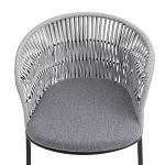 Кресло с декоративным плетением на спинке и подлокотниках Armchair Weaving варинант исполнения - 5 | Loft Concept в Саратове