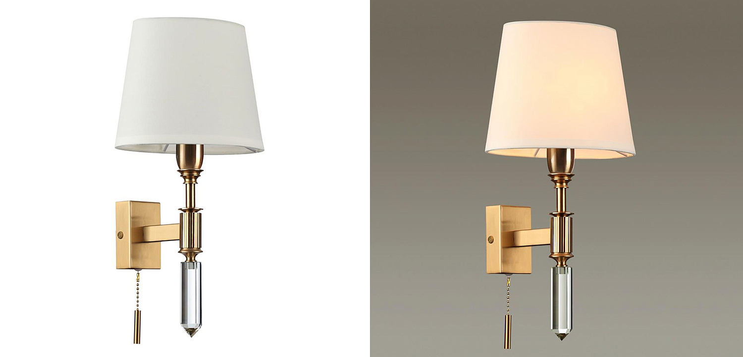 Бра Ramona White Wall Lamp Бра Ramona White Wall Lamp - Loft-Concept в Саратове