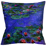 Подушка декоративная с цветочным принтом Impressionism in Art варинант исполнения - 2 | Loft Concept в Саратове