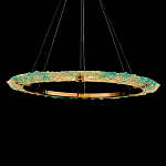 Люстра в форме кольца с цветочным декором Warm Heavenly Light варинант исполнения - 3 | Loft Concept в Саратове