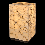 Торшер прямоугольный из натурального камня Calcite Geometry варинант исполнения - 7 | Loft Concept в Саратове