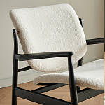 Кресло с каркасом и ножками из древесины и мягкими сиденьем и спинкой Venice варинант исполнения - 8 | Loft Concept в Саратове