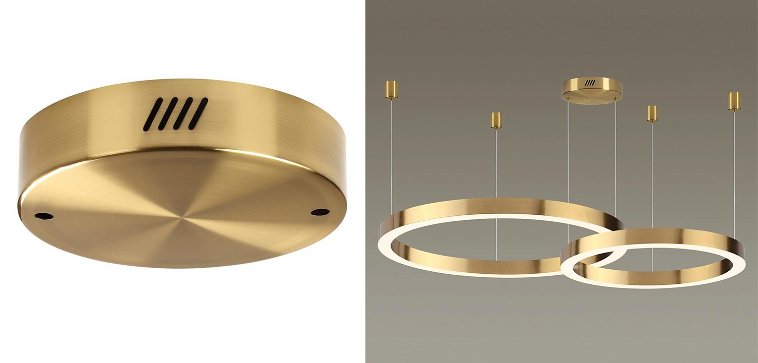 Основание для светильника Ring Horizontal Gold 18 Основание для светильника Ring Horizontal Gold 18 - Loft-Concept в Саратове