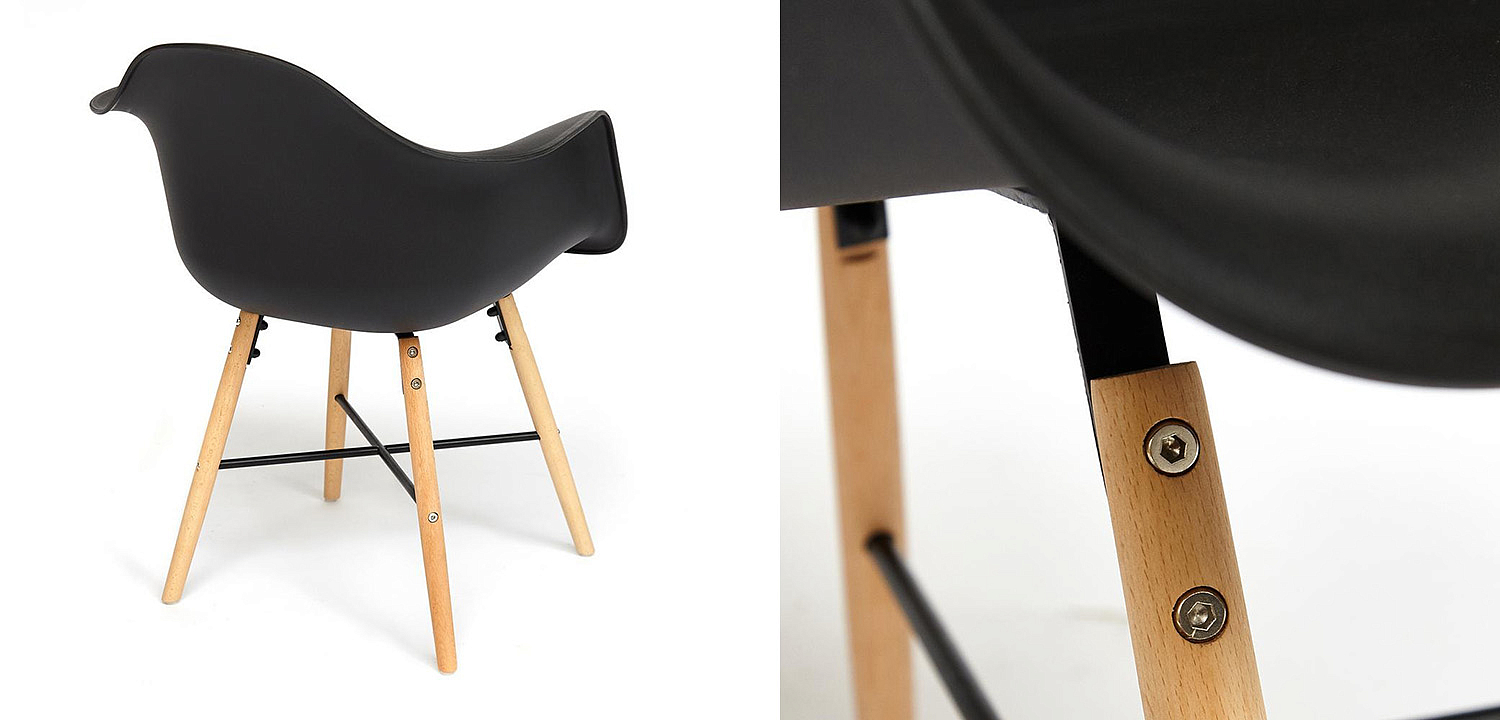 Стул DAW black Стул DAW black - Loft-Concept в Саратове