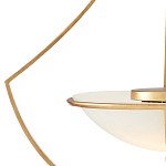 Люстра золотая светодиодная Graduated Bell варинант исполнения - 1 | Loft Concept в Саратове