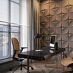 Гипсовая 3D панель с принтографией PM-22 варинант исполнения - 3 | Loft Concept в Саратове