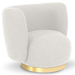 Кресло с обивкой букле Ambrose Boucle Armchair варинант исполнения - 1 | Loft Concept в Саратове