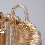 Люстра с подвесными рифлеными стеклянными трубками Nembus варинант исполнения - 9 | Loft Concept в Саратове