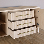 Буфет Primo с тремя ящиками и двумя фасадами Светлый дуб варинант исполнения - 5 | Loft Concept в Саратове