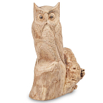 Статуэтка из дерева сова Animals of the World 20 варинант исполнения - 2 | Loft Concept в Саратове