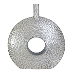 Ваза c инкрустацией Flower Grey варинант исполнения - 1 | Loft Concept в Саратове