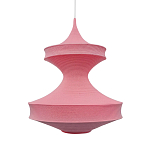 Подвесной вязаный розовый светильник «Моника» варинант исполнения - 1 | Loft Concept в Саратове