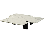 Стол журнальный низкий с фигурной столешницей Threshold варинант исполнения - 1 | Loft Concept в Саратове