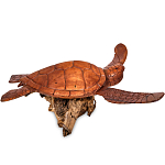 Статуэтка деревянная в виде морской черепахи Marine Reptiles варинант исполнения - 2 | Loft Concept в Саратове