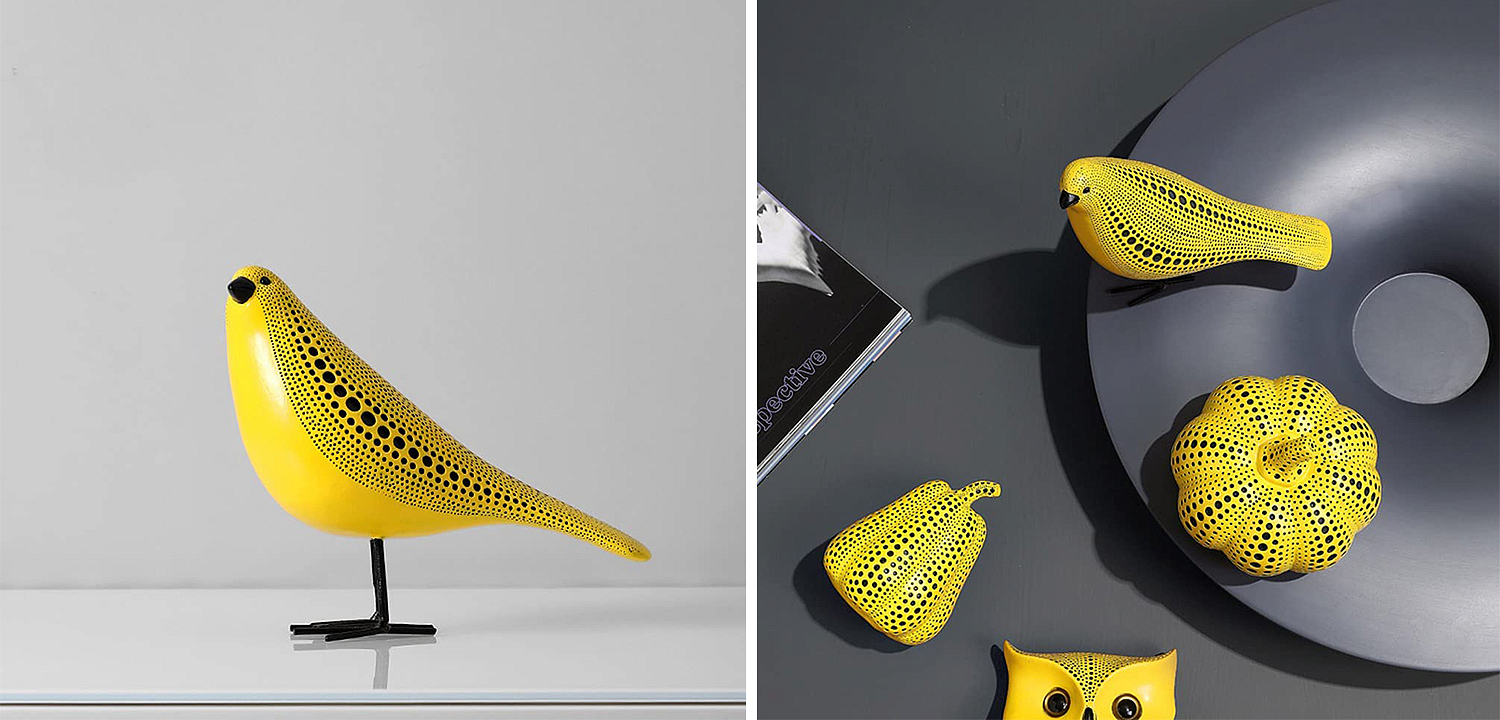 Статуэтка птичка Kusama Yayoi Статуэтка птичка Kusama Yayoi - Loft-Concept в Саратове