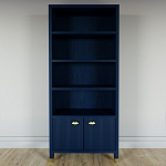 Книжный Стеллаж Elsa Dreams Blue с задней стенкой варинант исполнения - 5 | Loft Concept в Саратове