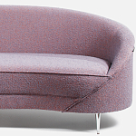 Диван Paulet Sofa Сиреневое Букле варинант исполнения - 1 | Loft Concept в Саратове