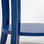 Синяя тумба на фигурных ножках Shelby варинант исполнения - 5 | Loft Concept в Саратове