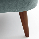 Кресло бирюзовое Pauley Turquoise Armchair варинант исполнения - 4 | Loft Concept в Саратове