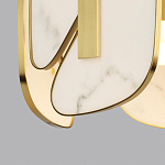 Люстра с мраморными вставками Marble Plates варинант исполнения - 4 | Loft Concept в Саратове