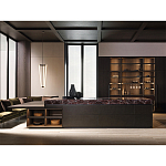 Кухонный гарнитур из красного мрамора и дерева VVD Dada Engenereed Kitchen варинант исполнения - 2 | Loft Concept в Саратове