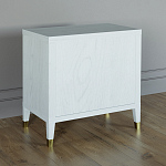 Прикроватная тумбочка с полкой Elsa Dreams White варинант исполнения - 4 | Loft Concept в Саратове