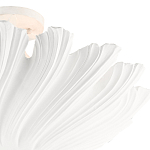 Потолочный светильник белый с рельефным абажуром Feminine Shape варинант исполнения - 1 | Loft Concept в Саратове
