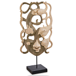 Маска ручной работы деревянная резная Roots Мask варинант исполнения - 1 | Loft Concept в Саратове