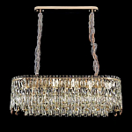 Люстра овальная с хрустальными подвесками Roul Crystal Light варинант исполнения - 1 | Loft Concept в Саратове