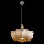 Подвесной светильник с белым фигурным абажуром и мягкими волнистыми краями Cloud Motion  варинант исполнения - 9 | Loft Concept в Саратове