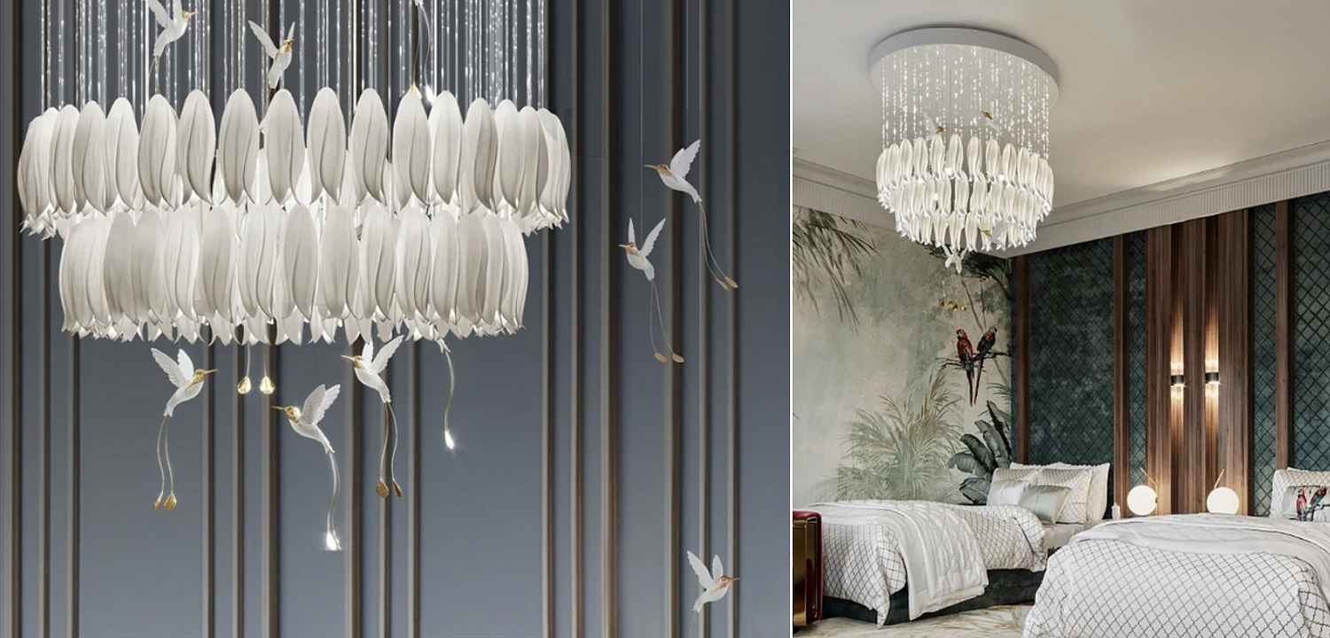 Люстра c Птичками Колибри Sagarti Contemporary chandelier ALBA Flowers & Birds Люстра c Птичками Колибри Sagarti Contemporary chandelier ALBA Flowers & Birds - Loft-Concept в Саратове