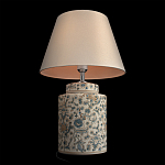 Настольная лампа цилиндрическая с цветочной росписью Lamp Flower Painting варинант исполнения - 5 | Loft Concept в Саратове