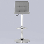 Барный стул с сиденьем серого цвета Honory варинант исполнения - 3 | Loft Concept в Саратове